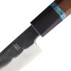 Ketuo Kawahiro Utility Knife 5" VG-10 Fixed Blade Wood Handle