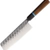 Ketuo Kawahiro Cleaver 7.13" VG-10 Fixed Blade Black Oxide