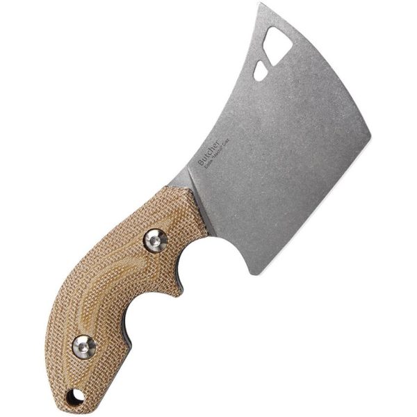 Kizer Mini Butcher - Brown Micarta Full Tang Fixed