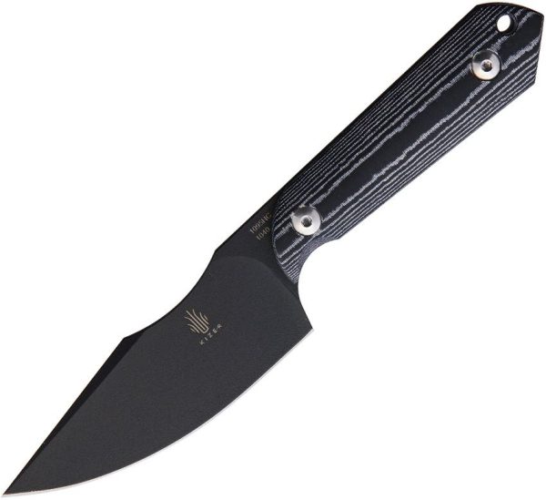 Kizer Harpoon Fixed Blade - Black 1095HC Steel