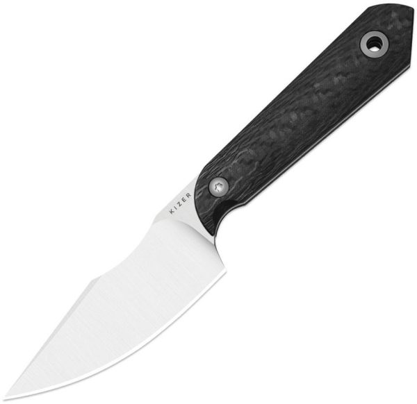 Kizer Mini Harpoon - Bohler M390 Stainless Carbon Fiber