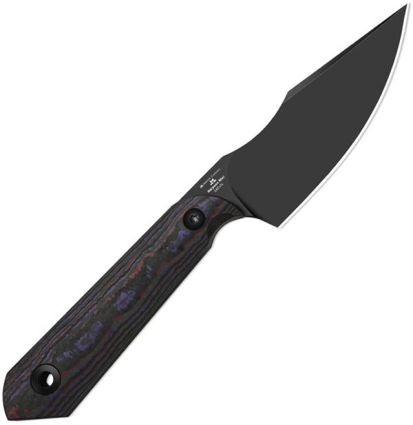 Kizer Mini Harpoon FatCF - M390 Black DLC Carbon Fiber