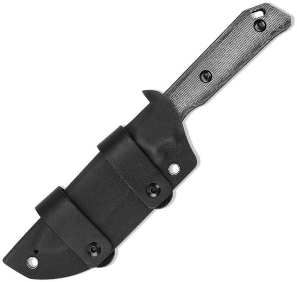 Kizer Begleiter Fixed Blade D2 Black Micarta