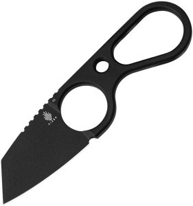 Kizer Cutlery Bowtie Neck Knife - Black Stonewash