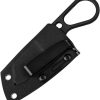 Kizer Cutlery Bowtie Neck Knife - Black Stonewash