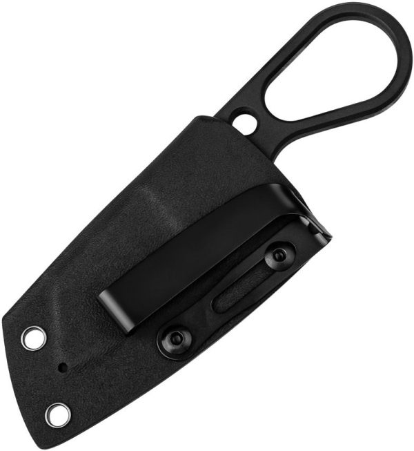 Kizer Cutlery Bowtie Neck Knife - Black Stonewash