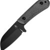 Kizer Cutlery Deckhand Fixed Blade - Black Stonewash
