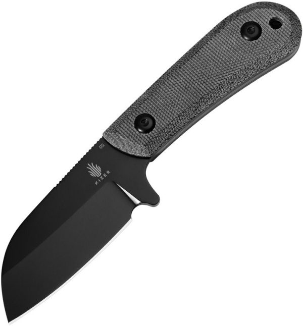 Kizer Cutlery Deckhand Fixed Blade - Black Stonewash