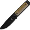 Kizer Cutlery Smolt Fixed Blade - D2 Black G10