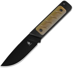 Kizer Cutlery Smolt Fixed Blade - D2 Black G10