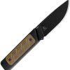 Kizer Cutlery Smolt Fixed Blade - D2 Black G10