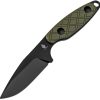 Kizer Cutlery Muskrat Green Fixed Blade - D2