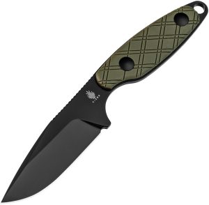 Kizer Cutlery Muskrat Green Fixed Blade - D2