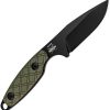 Kizer Cutlery Muskrat Green Fixed Blade - D2