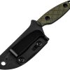 Kizer Cutlery Muskrat Green Fixed Blade - D2