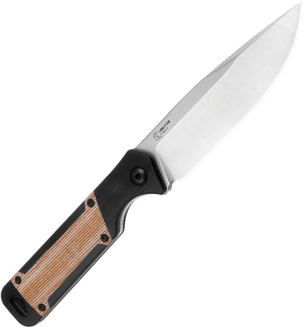 Kizer Cutlery Militaw Fixed Blade - Natural Micarta