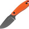 Kizer Cutlery Hare Fixed Blade - Orange G10