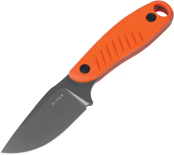 Kizer Cutlery Hare Fixed Blade - Orange G10