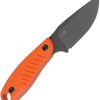 Kizer Cutlery Hare Fixed Blade - Orange G10