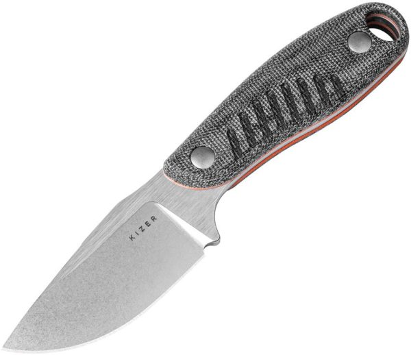 Kizer Cutlery Hare Fixed Blade - Canvas Micarta