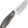Kizer Cutlery Hare Fixed Blade - Canvas Micarta
