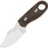Kizer Cutlery Beaver Fixed Blade - Brown Micarta