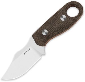 Kizer Cutlery Beaver Fixed Blade - Brown Micarta