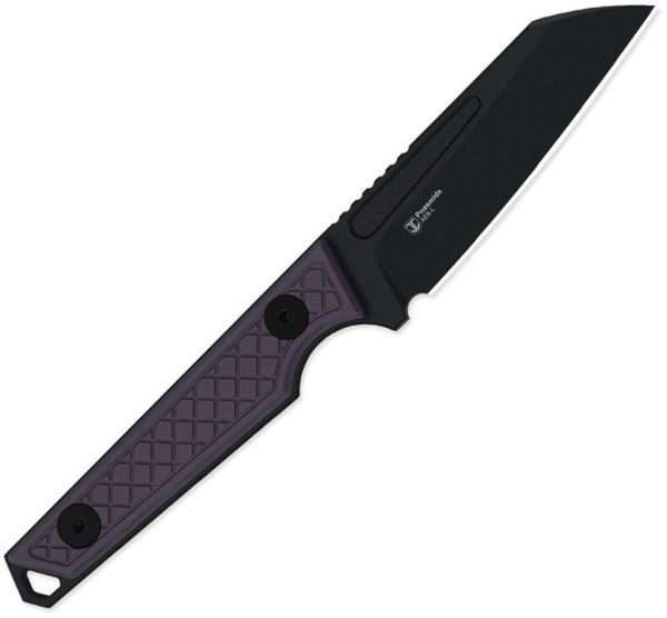 Kizer Cutlery Phasmids Fixed Blade - Purple G10