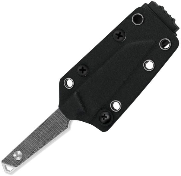 Kizer Phasmids Fixed Blade Sheepsfoot - Gray Micarta