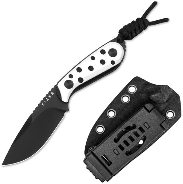 Kizer Buddy Fixed Blade Drop Point - G10 Handle