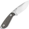 Kizer Buddy Fixed Blade Drop Point - Canvas Micarta