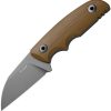 Kizer Snick Fixed Blade - Brown G10 Sheepsfoot