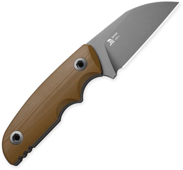 Kizer Snick Fixed Blade - Brown G10 Sheepsfoot