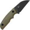 Kizer Snick Fixed Blade - Green G10 Sheepsfoot