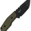 Kizer Quartz Fixed Blade - OD Green Tanto