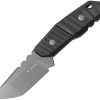 Kizer Quartz Fixed Blade - Black Tanto G10