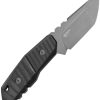 Kizer Quartz Fixed Blade - Black Tanto G10
