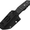 Kizer Quartz Fixed Blade - Black Tanto G10
