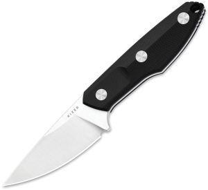 Kizer Splinter Fixed Blade - Black G10 Drop Point