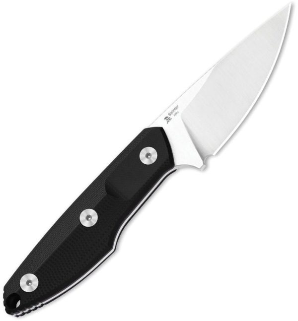 Kizer Splinter Fixed Blade - Black G10 Drop Point