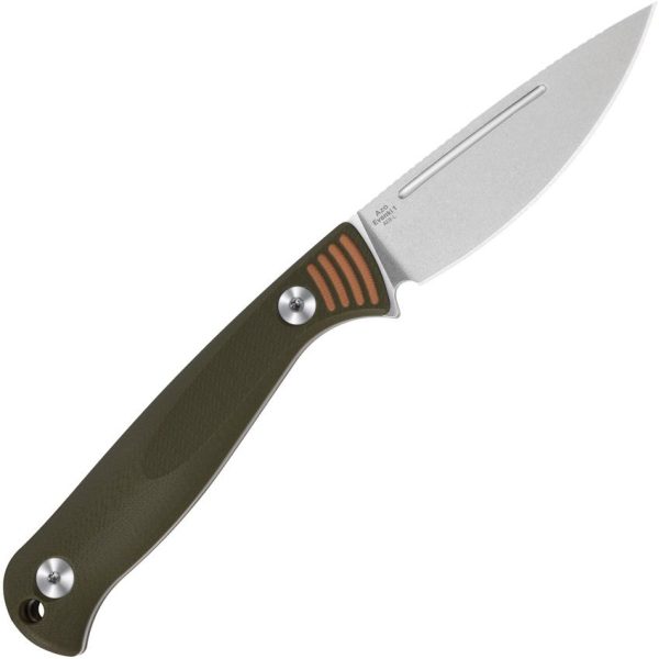 Kizer Evenki 1 Fixed Blade - Green G10 3 inch