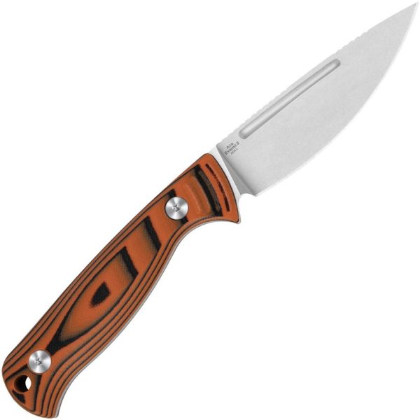 Kizer Evenki 2 Fixed Blade - Orange G10 3.5 inch