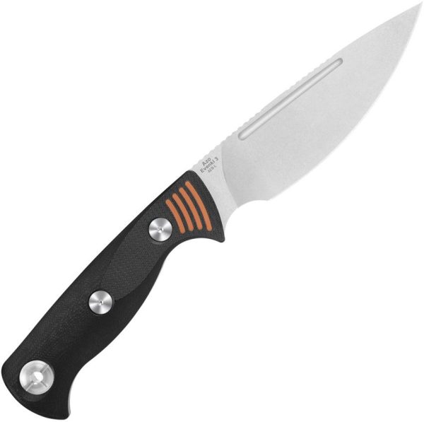 Kizer Evenki 3 Fixed Blade - Black G10 4.5 inch