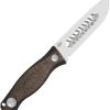 Kizer Cutlery Polaris Fixed Blade - Burlap Micarta AEB-L