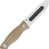 Kizer Cutlery Polaris Fixed Blade - Tan G10 1095HC
