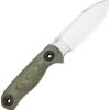 Kizer Cutlery Drop Bear Fixed Blade - Green Micarta