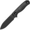 Kizer Cutlery Drop Bear Fixed Blade - Black Micarta 1095HC