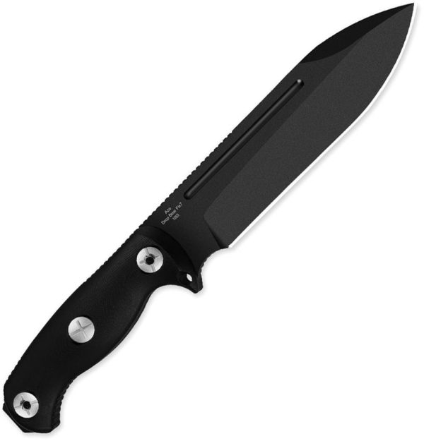 Kizer Cutlery Drop Bear 7 Fixed Blade - Black G10 1095HC