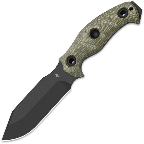 Kizer Cutlery Sheepdog Survival Fixed Blade - Green Micarta
