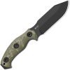 Kizer Cutlery Sheepdog Survival Fixed Blade - Green Micarta